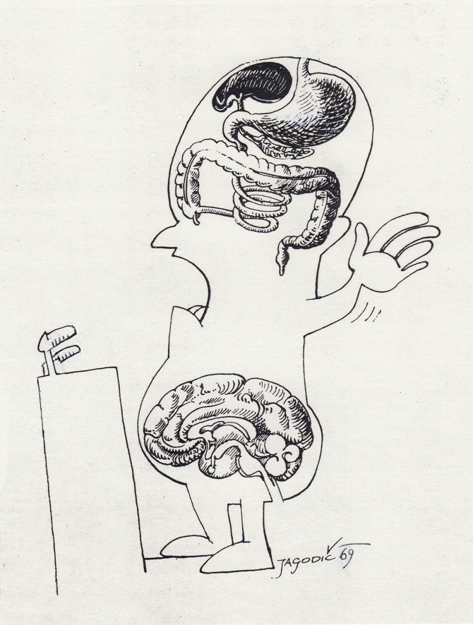 Satirical DrawingCartoon Stane Jagodič