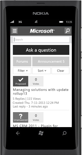 Microsoft BBS Responsive Design - Yunpeng Zhao