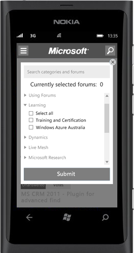 Microsoft BBS Responsive Design - Yunpeng Zhao