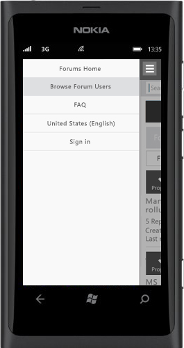 Microsoft BBS Responsive Design - Yunpeng Zhao
