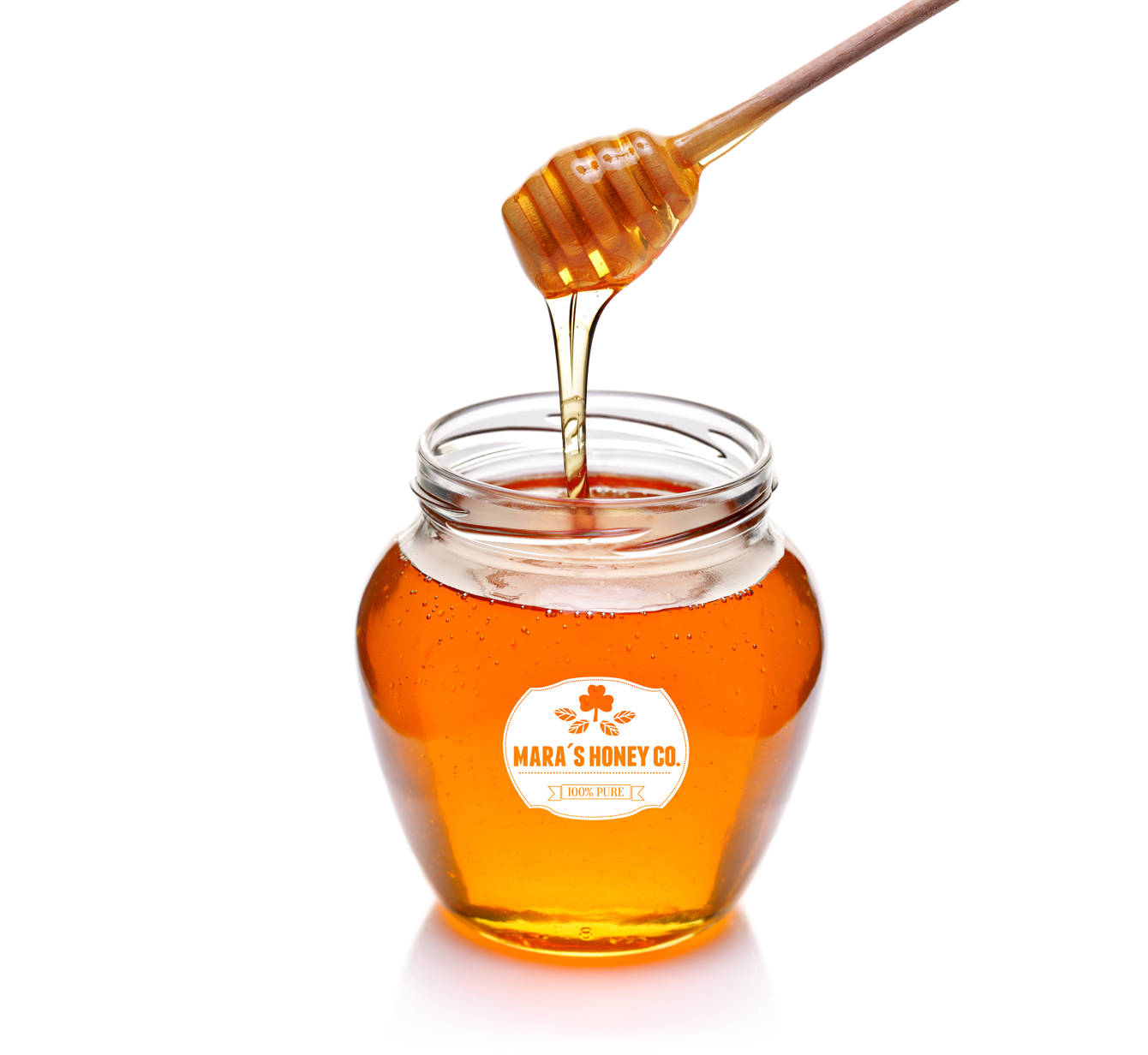 Mara's Honey Company Logo Design hannaroos