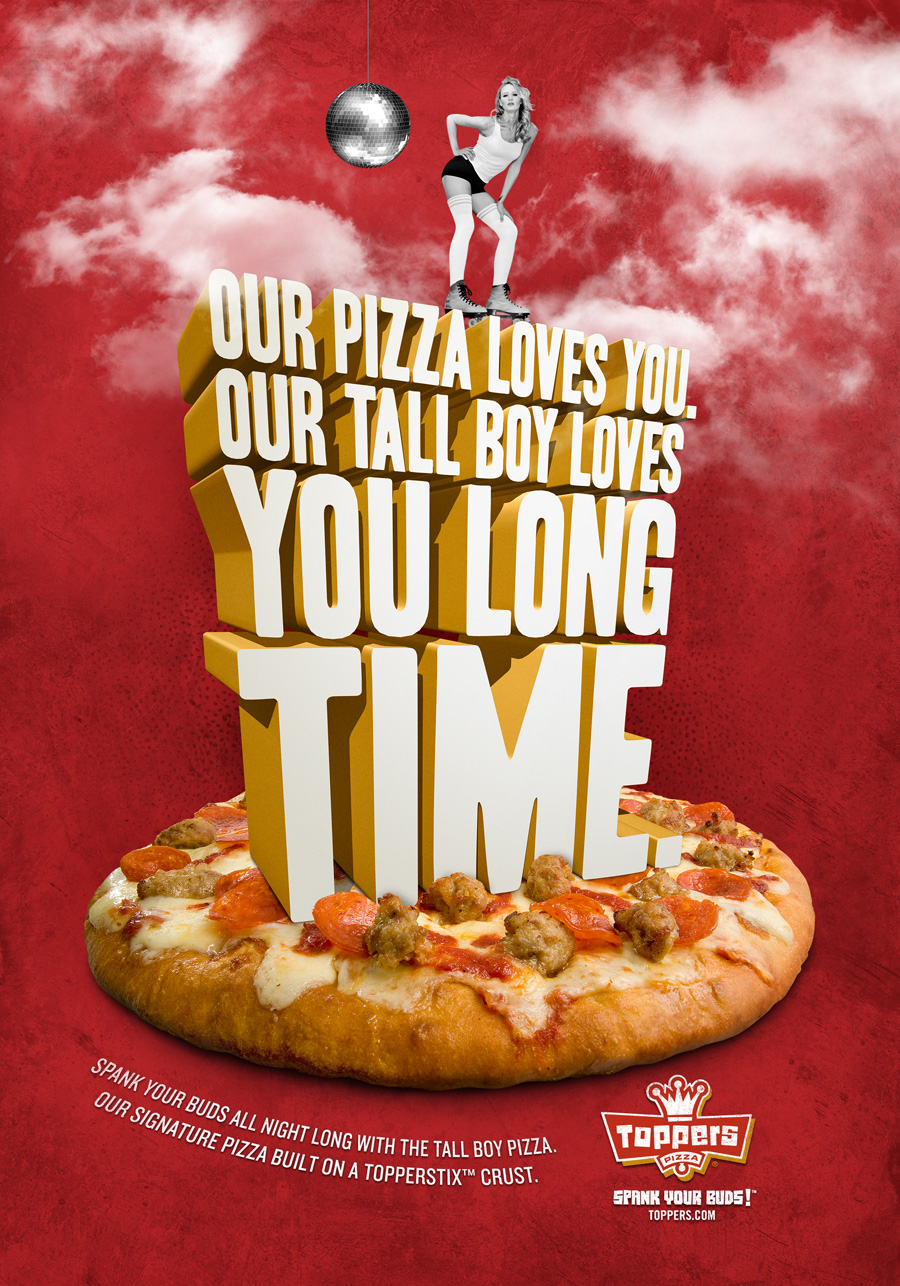 Toppers Pizza Patrick Laughlin Writer Creative Director