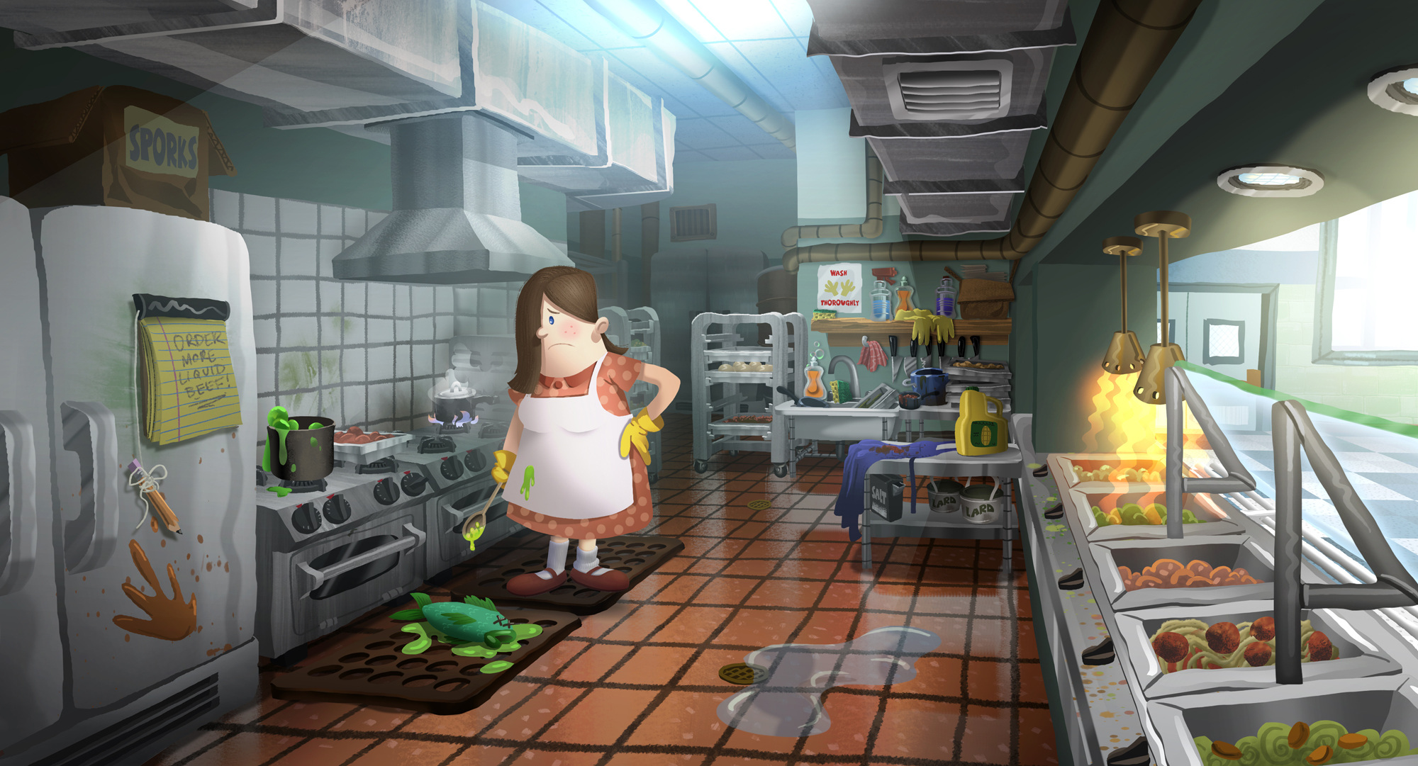 Captain Underpants Artwork by Christopher Zibach