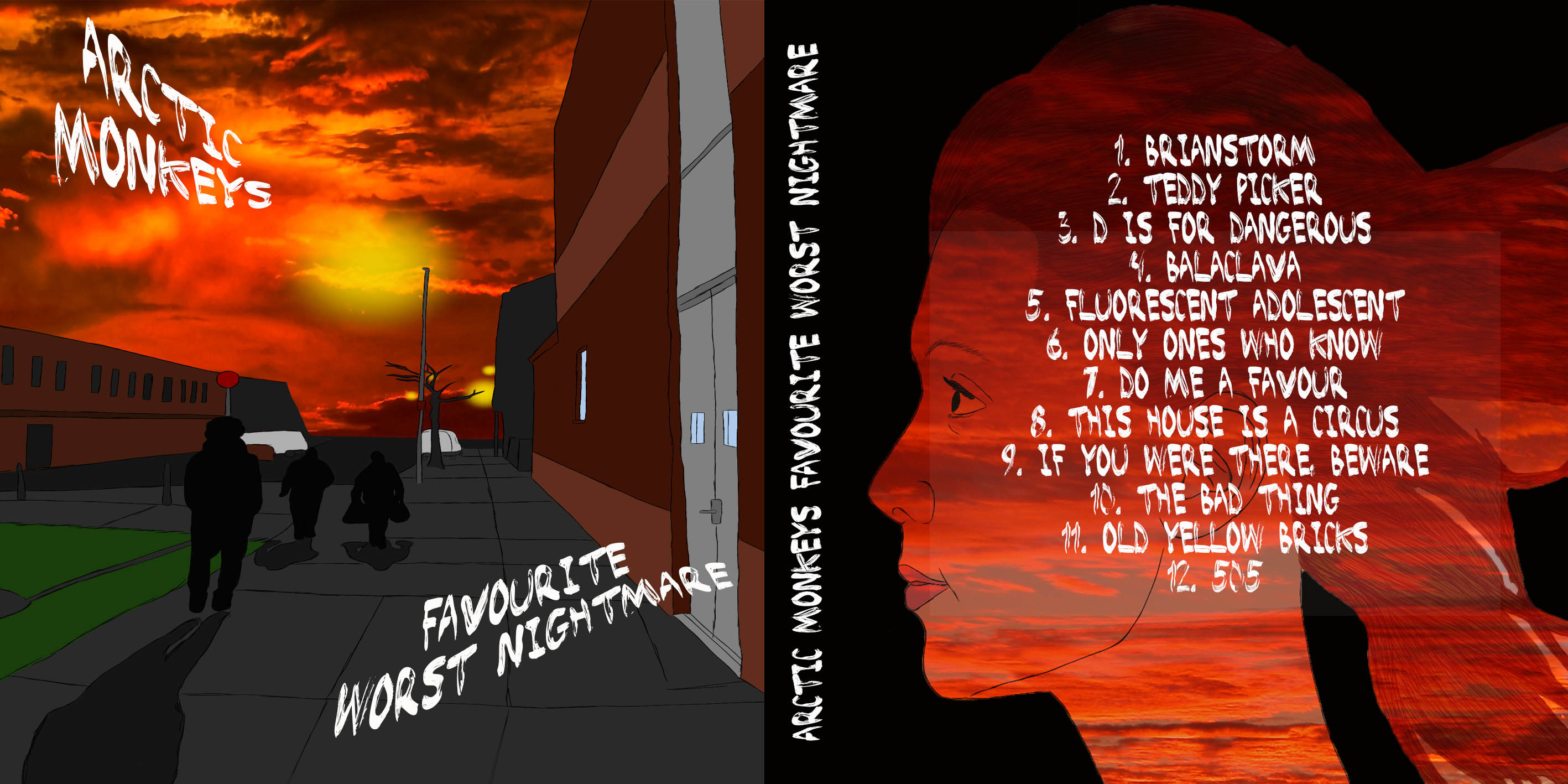 Arctic Monkeys Album cover Stewart Warner Illustration