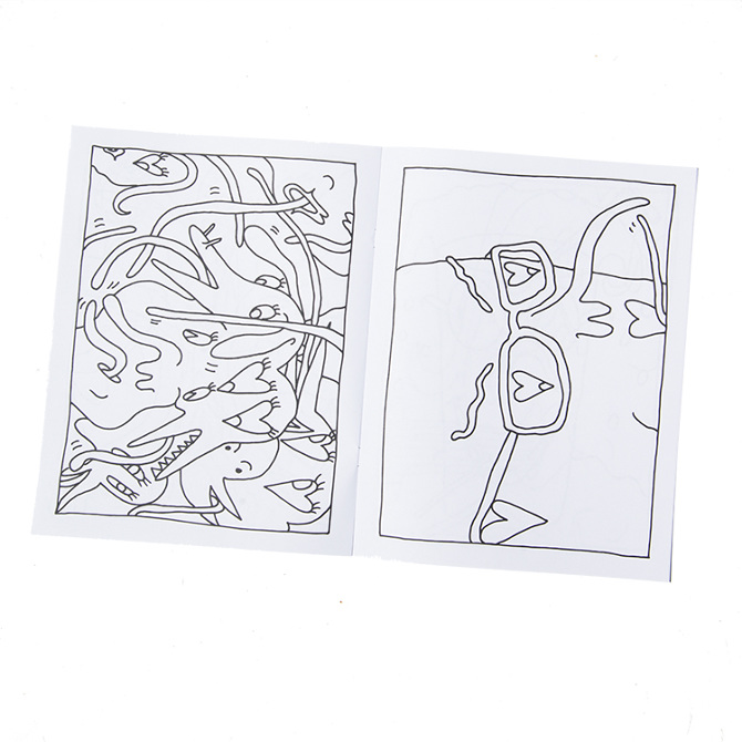 Noodle Doodle Coloring Book - EGGYPRESS
