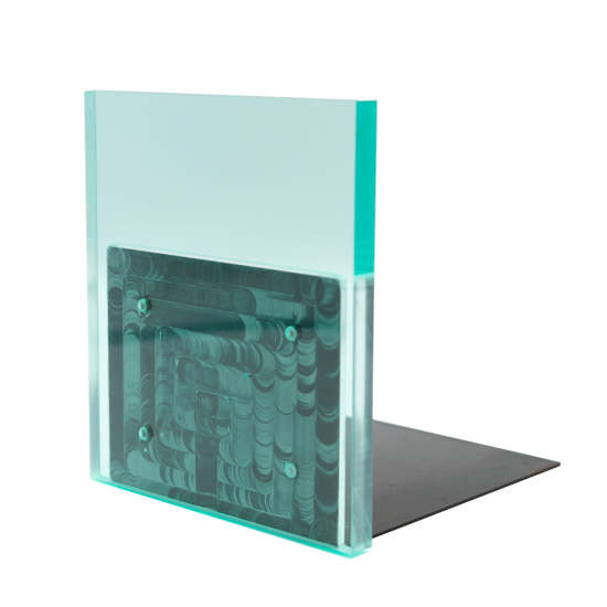 Acrylic/Steel Bookends - EGGYPRESS