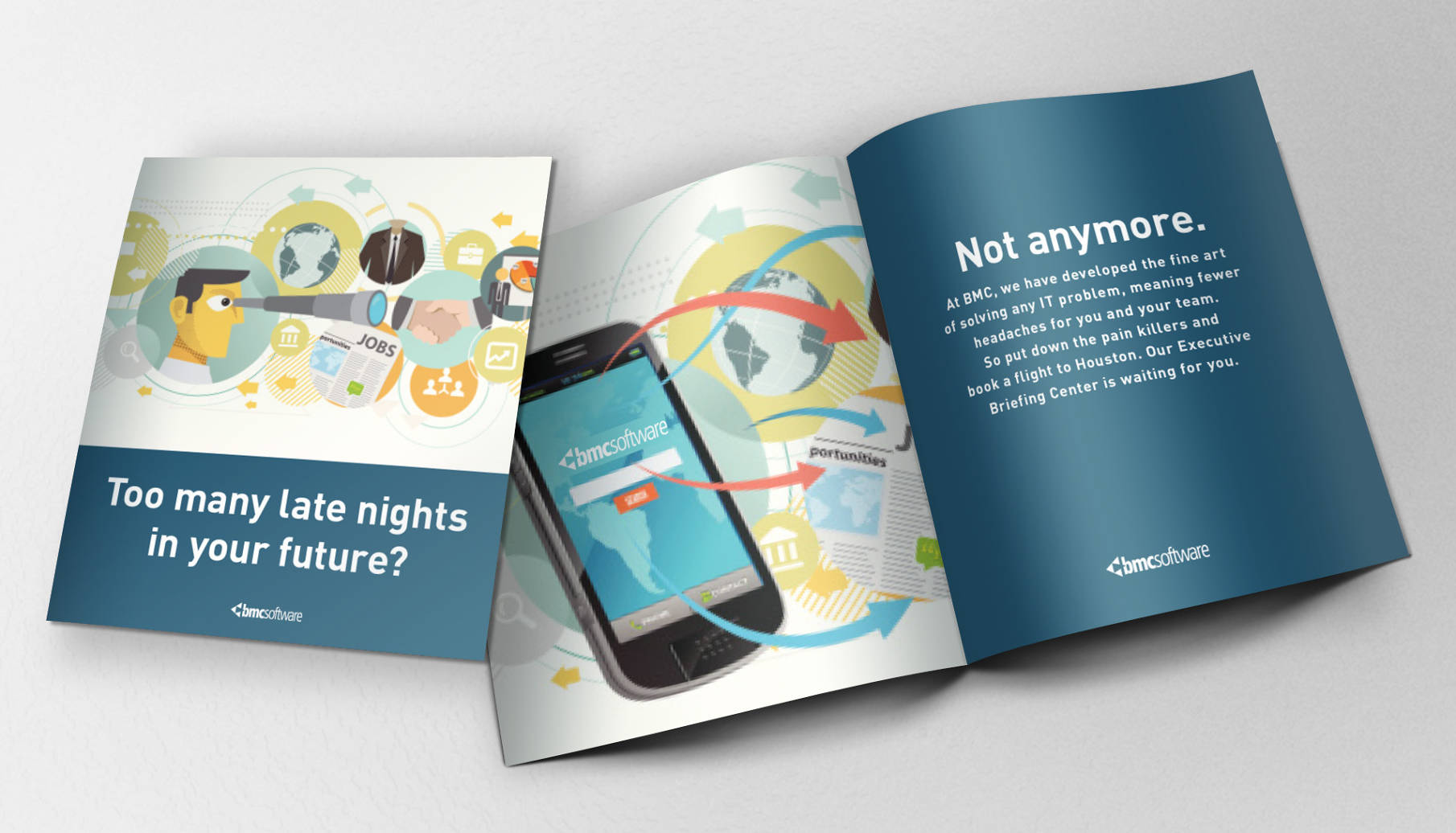 Bmc Software Brochure Beth Wood Art Director