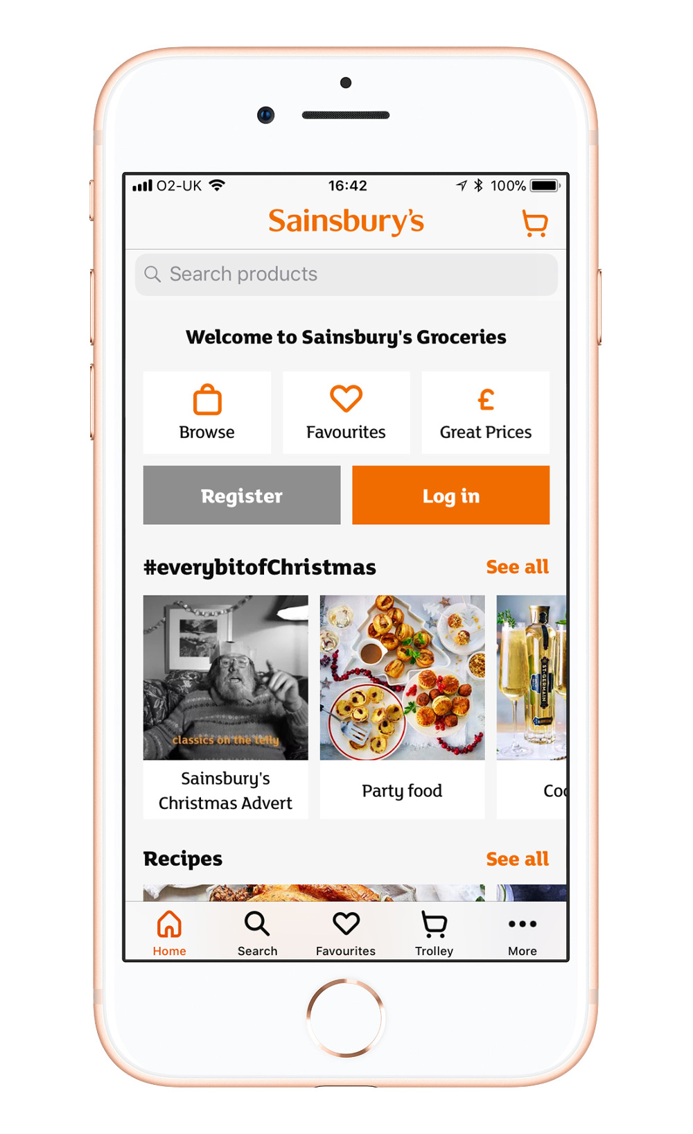 Sainsbury's grocery app Tom Lancaster