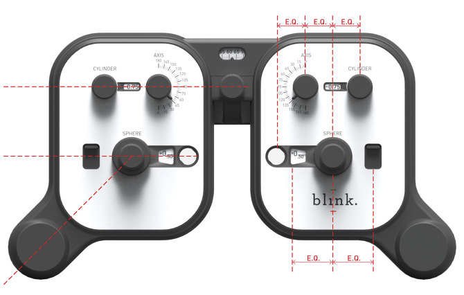 Eyenetra control layout