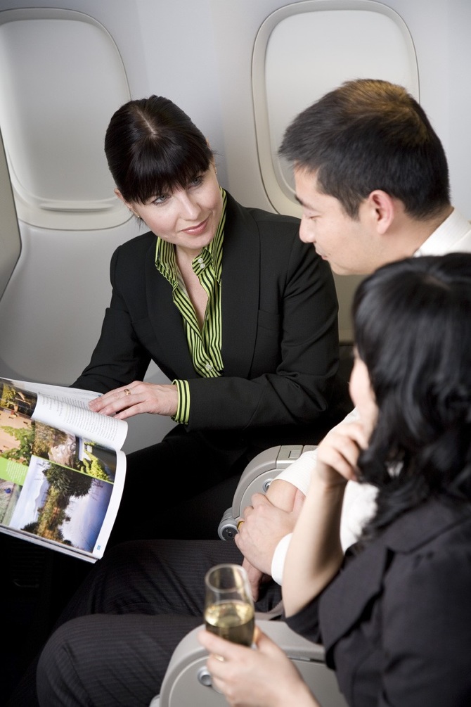 Air New Zealand concierge role