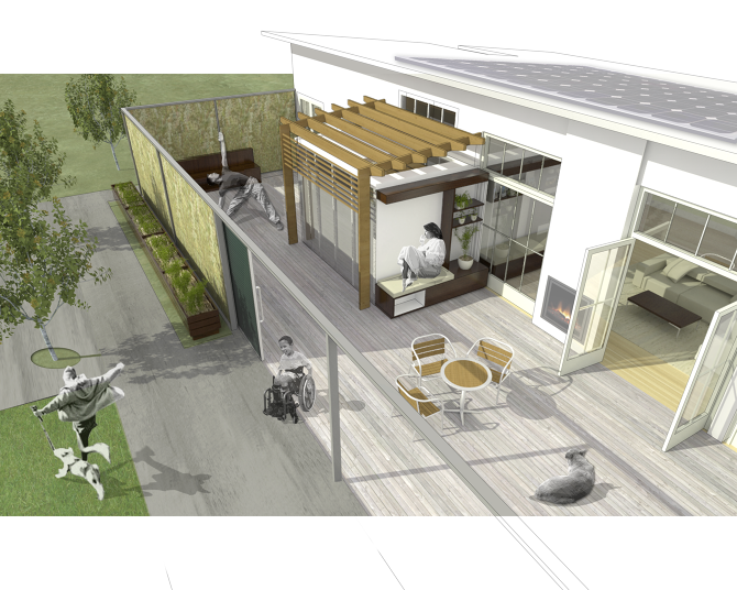 Clark Realty — indoor-outdoor patio