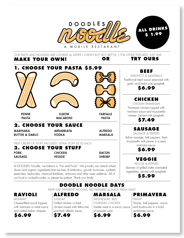 Doodles Noodle Eric Johnson Graphic Design