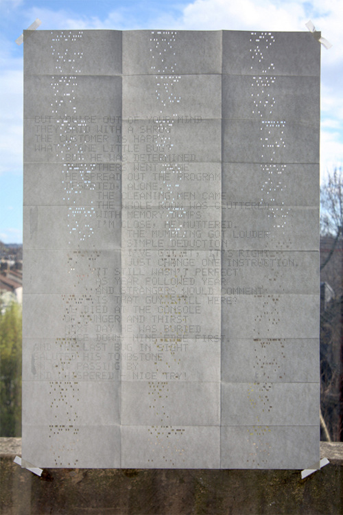 IBM Punch cards poster Louise Lynn Senior Product Designer