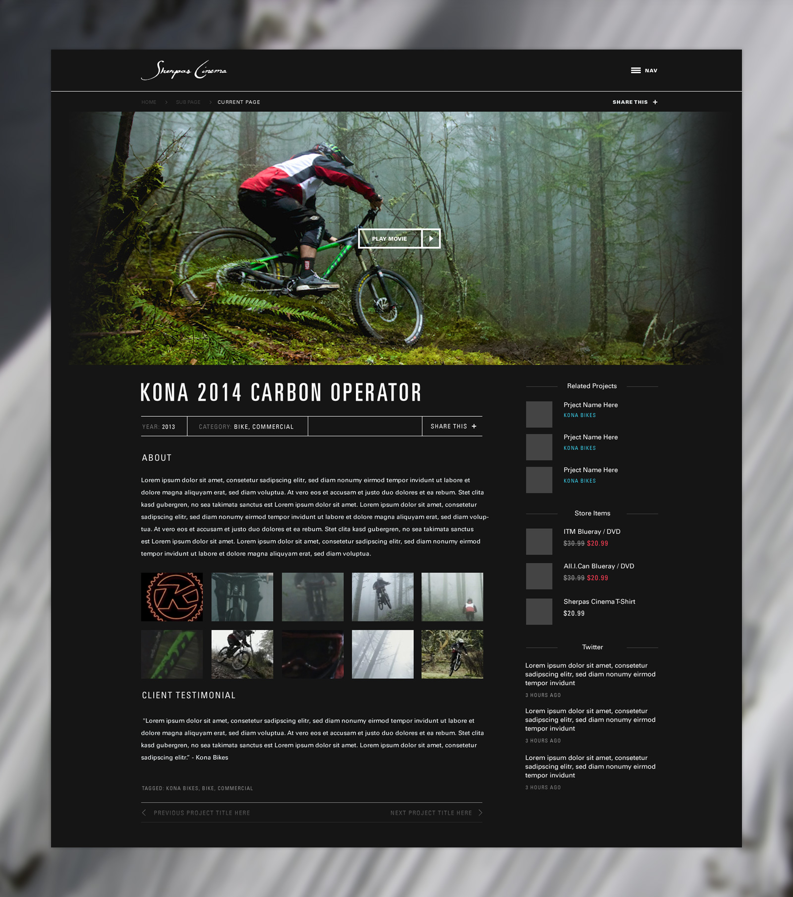 Sherpas Graphics Sherpas Cinema - Owen Perry Interactive Design