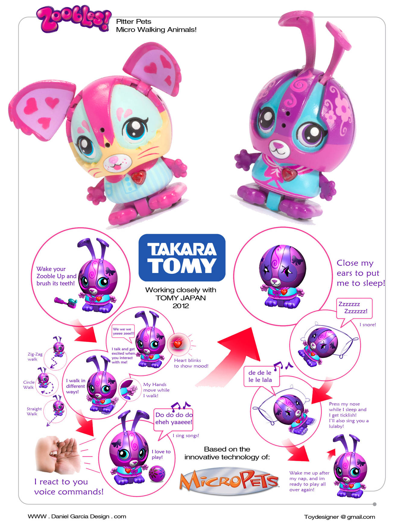 Zoobles Toy Line - Daniel Garcia Design Portfolio