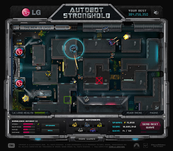 LG Autobot Stronghold MR