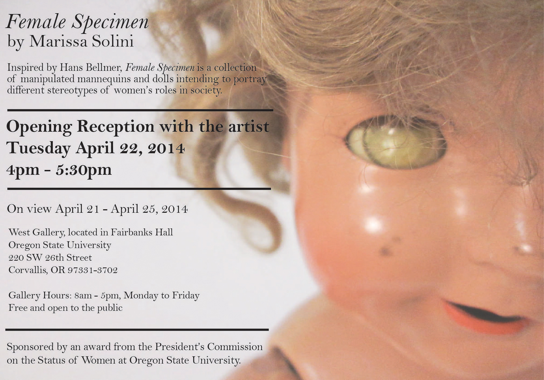 Female Specimen Marissa Solini