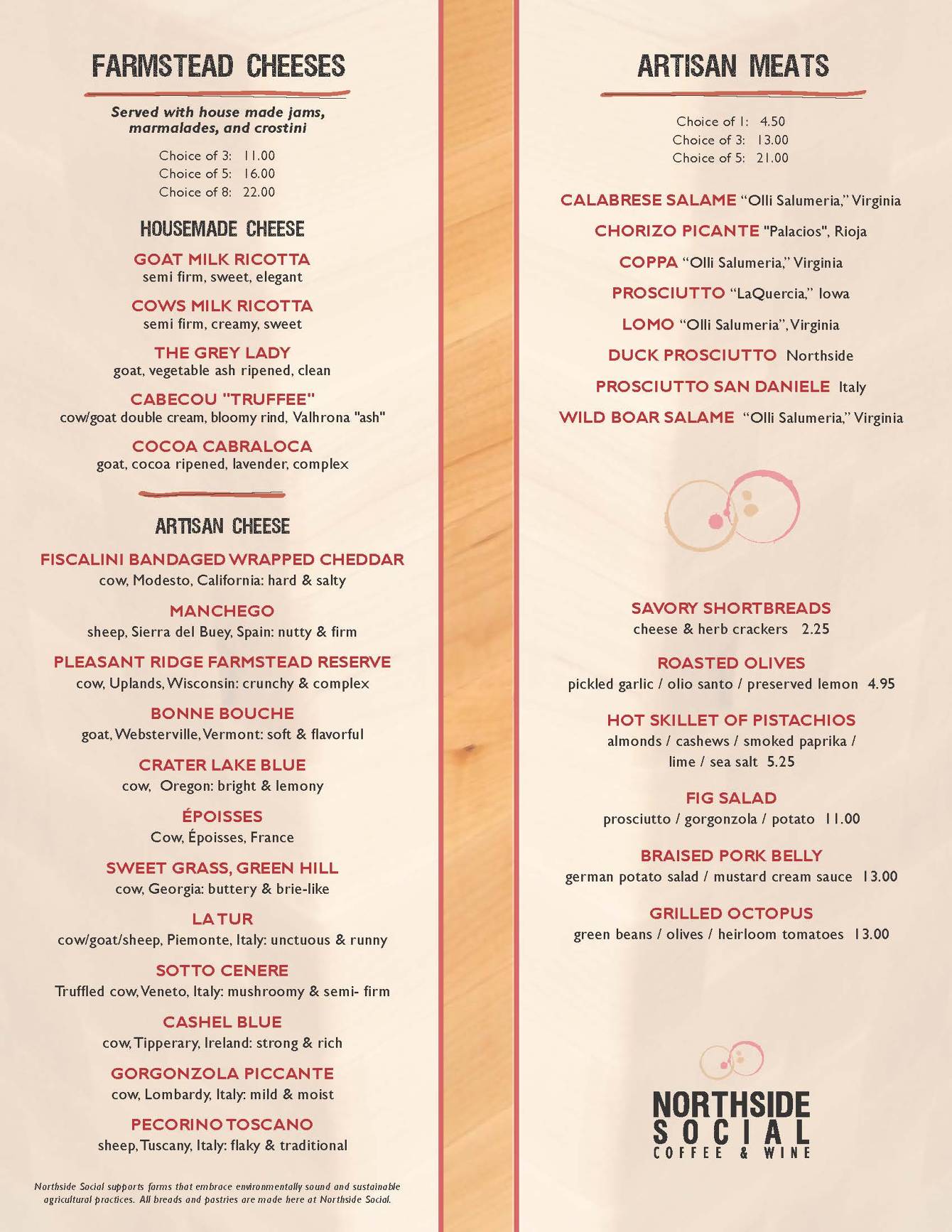 menu layout chelsea ponter graphic designer