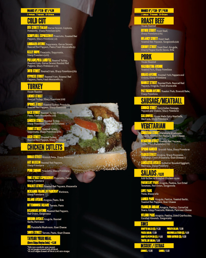 Taylor Menu Design menu layout - chelsea ponter : graphic designer