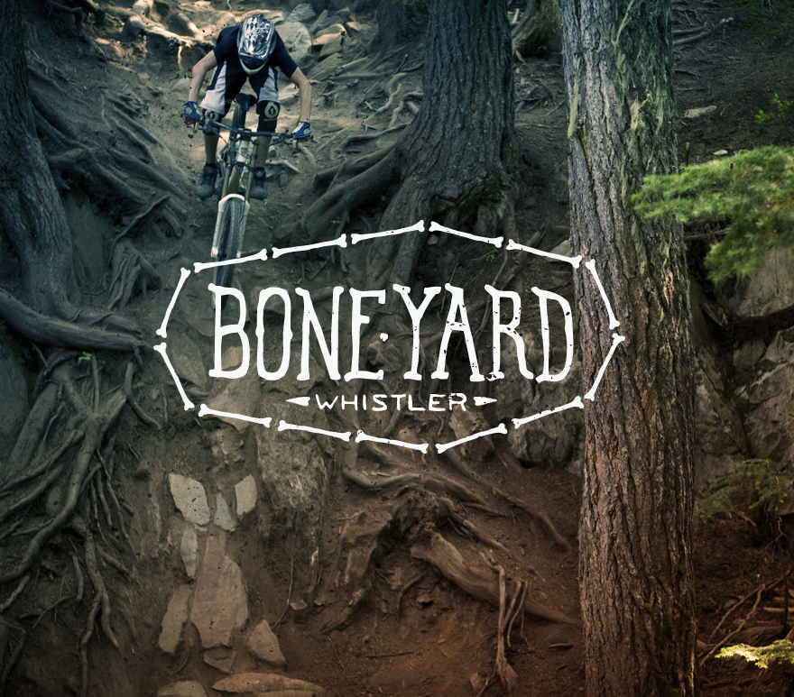Whistler Bone Yard Bike Trail Paul Elliot Illustration