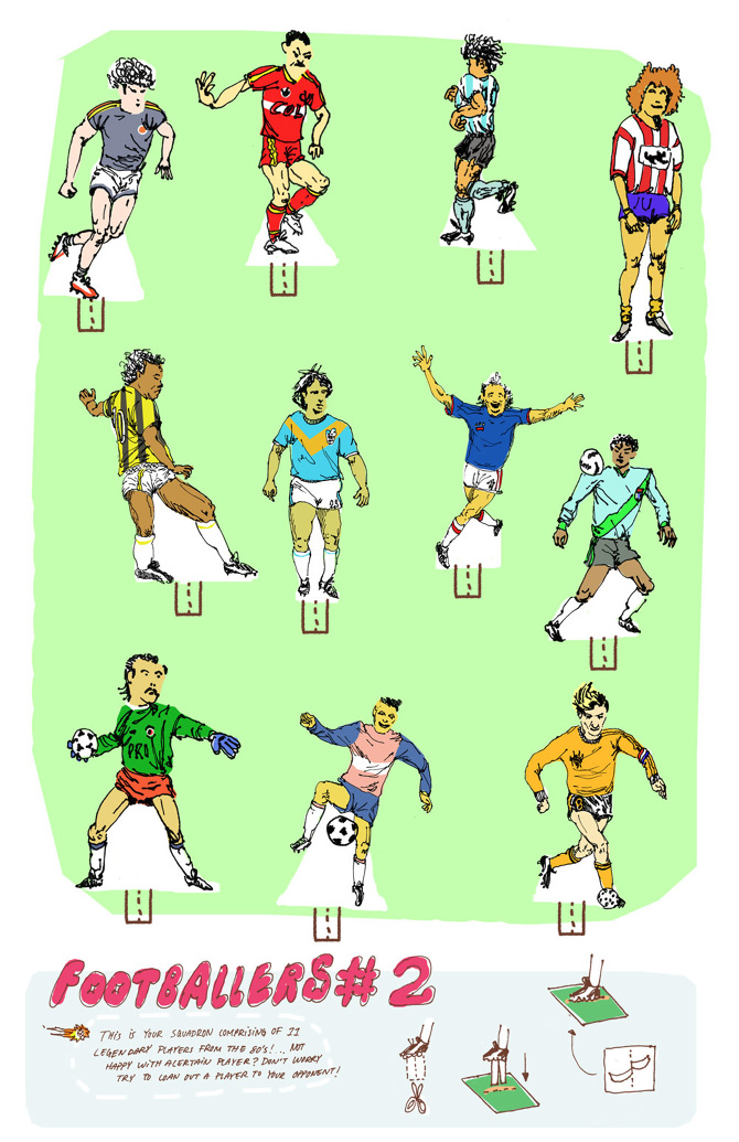 Paper World Cup - Tomas Medina Illustration