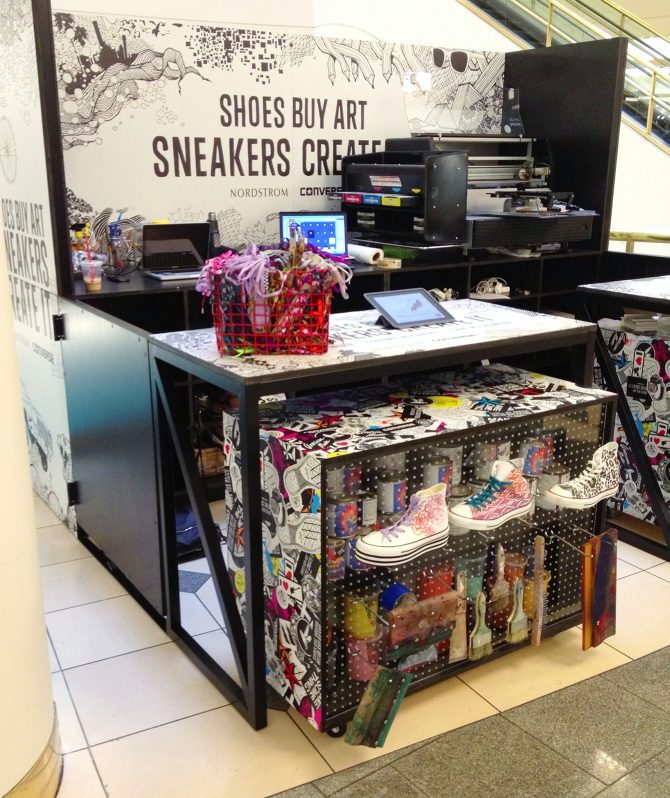 Converse Customization Popup Shop Israel Kandarian