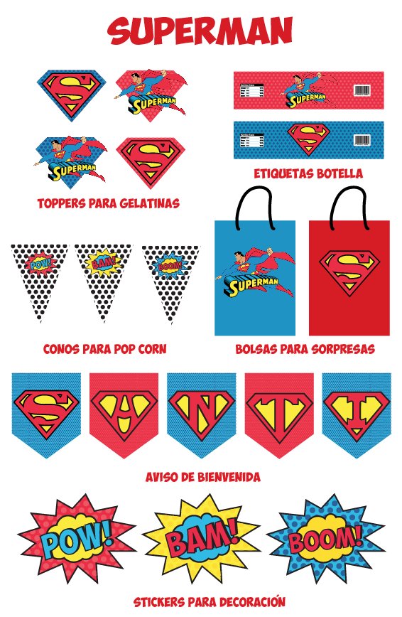 Featured image of post Etiquetas De Superman Para Botellas