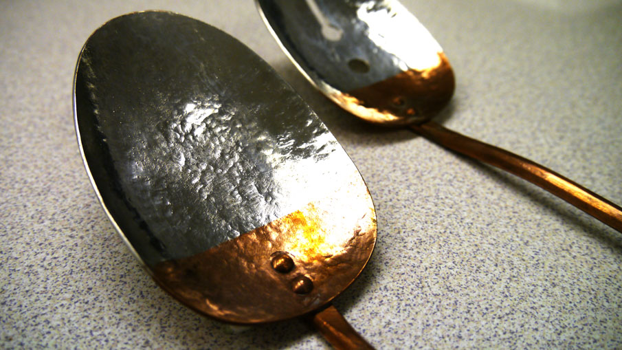 Copper Spoons Hayden Wood Metal Design