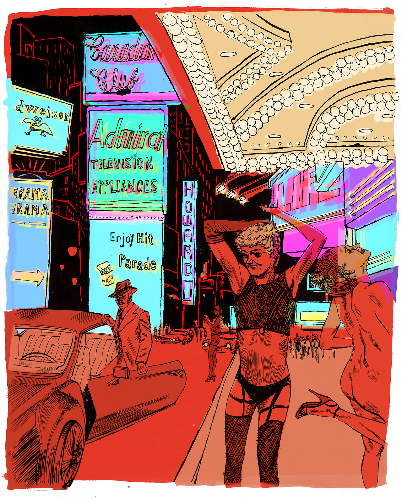 Times Square in the 70s - mattrotasart