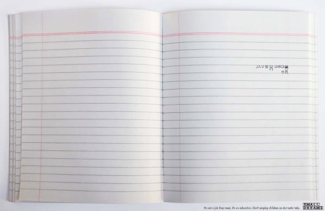 Notebook Written Advertisement PRINT ADS 3 - CREATIVE BY DESIGN