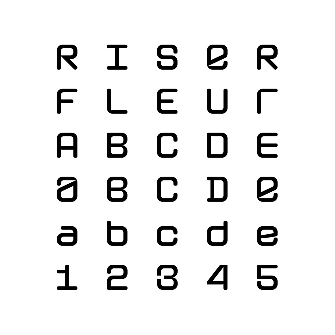 Riser typeface - john s c simpson