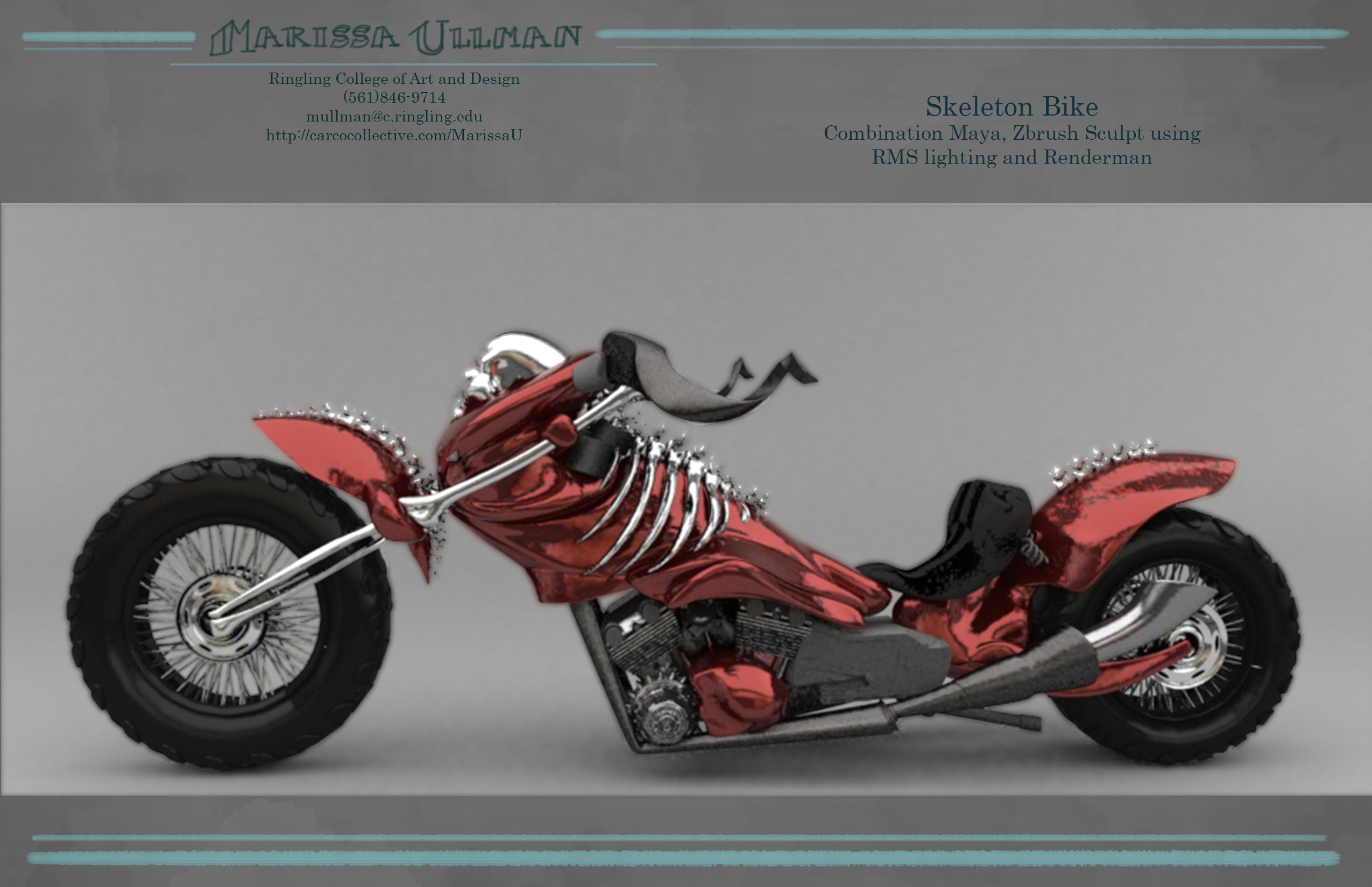 Skeleton Motorcycle MarissaU
