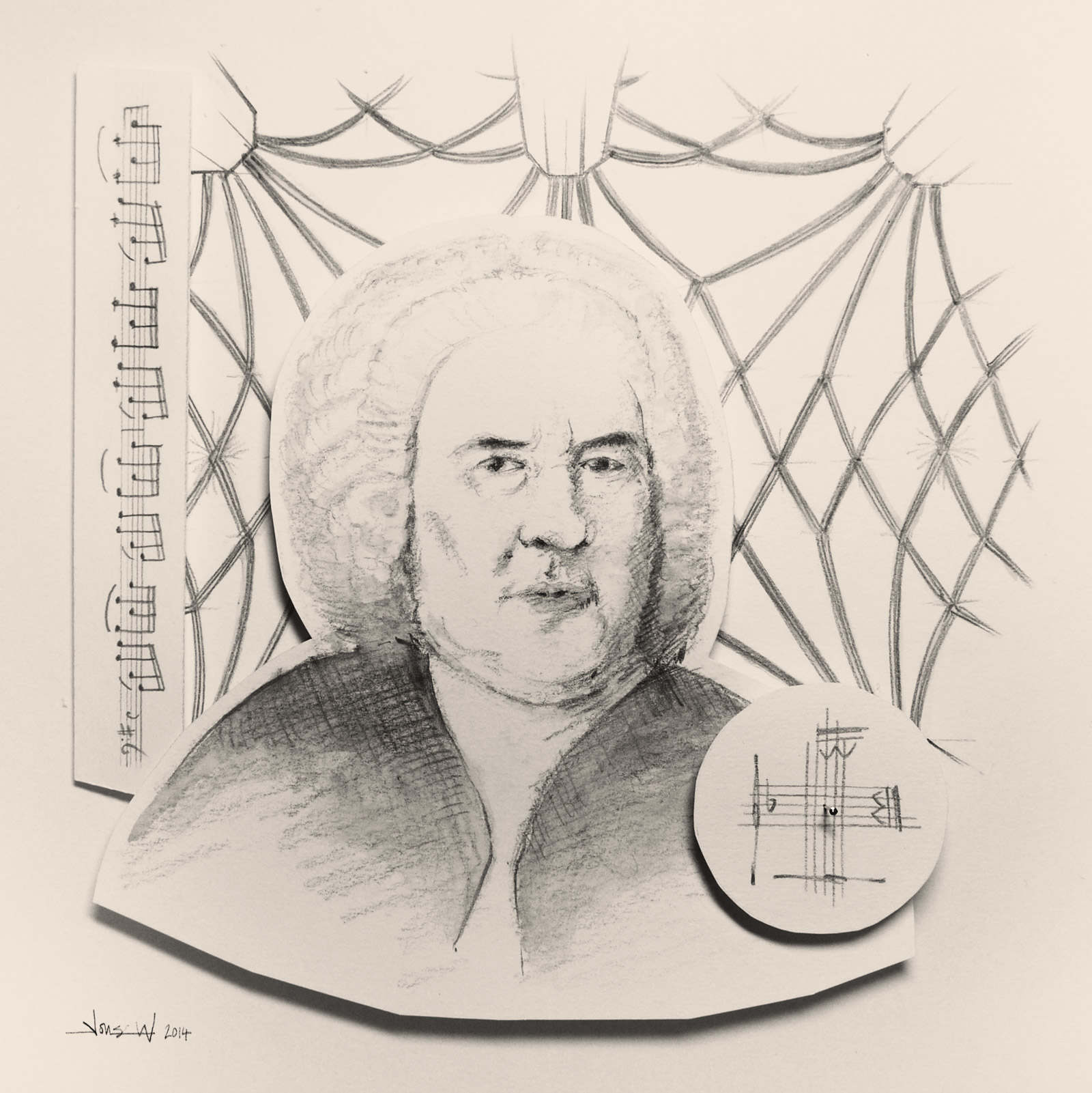 20141114 Portrait Johann Sebastian Bach - 234lab