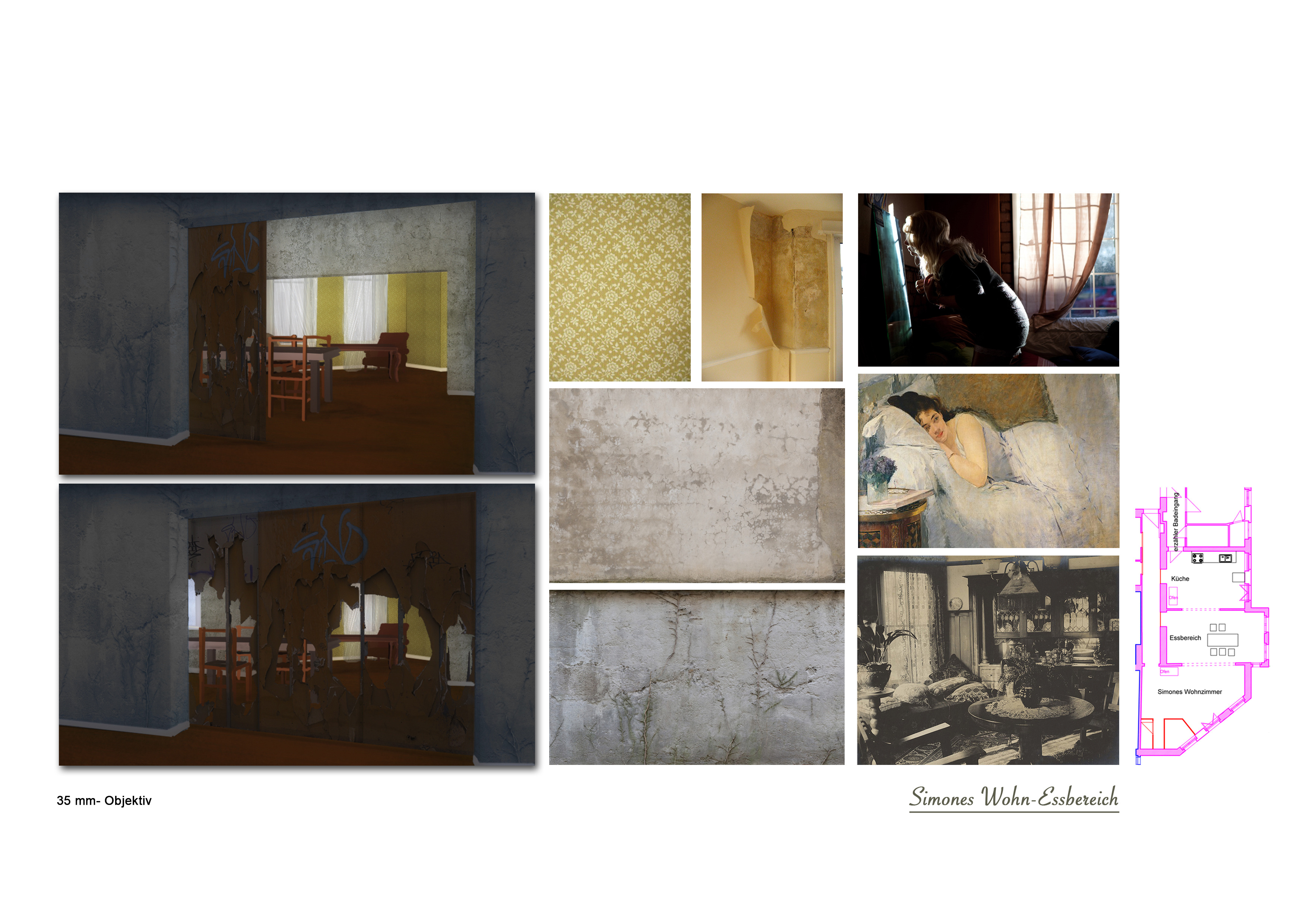 Die Frau hinter der Wand - THERESIA ANNA FICUS - PRODUCTION DESIGN