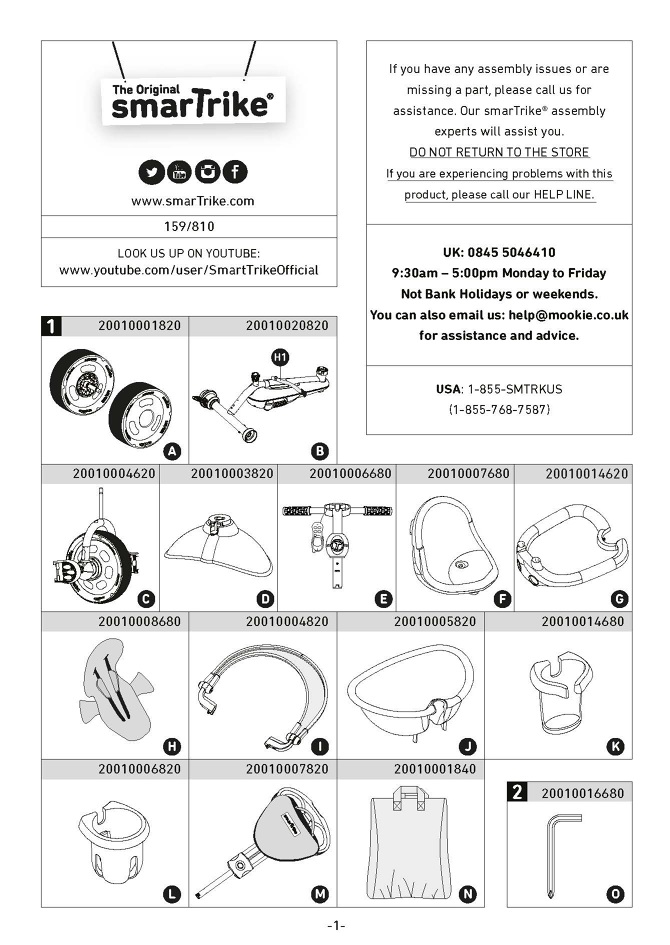 smartrike 3 in 1 manual