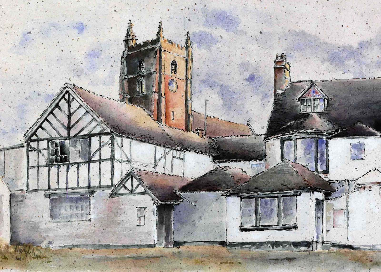 NewcastleunderLyme, 'Maxims' Drawing The Street