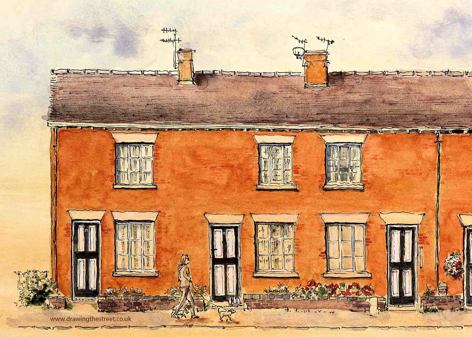Eccleshall, 717 Stone Road Drawing The Street