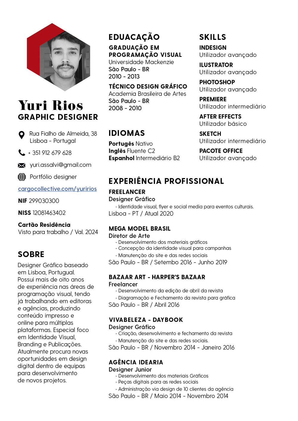Curriculo Resume Yuri Rios