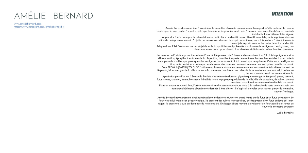 Propos Amélie Bernard