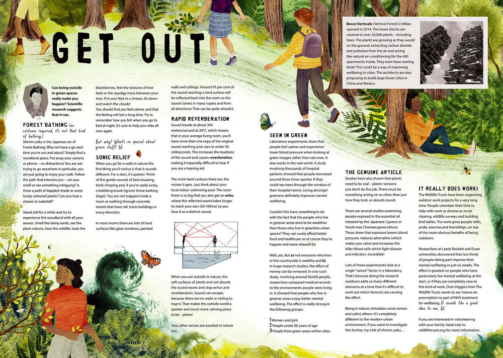 Pond Dipping Hannah Bailey Illustration