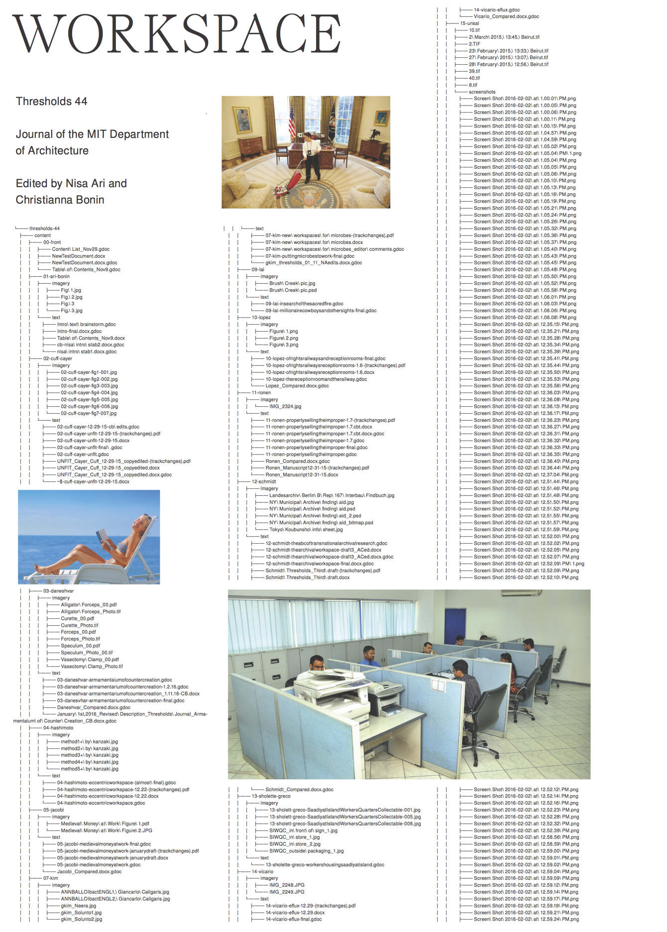 44 Workspace Thresholds Journal