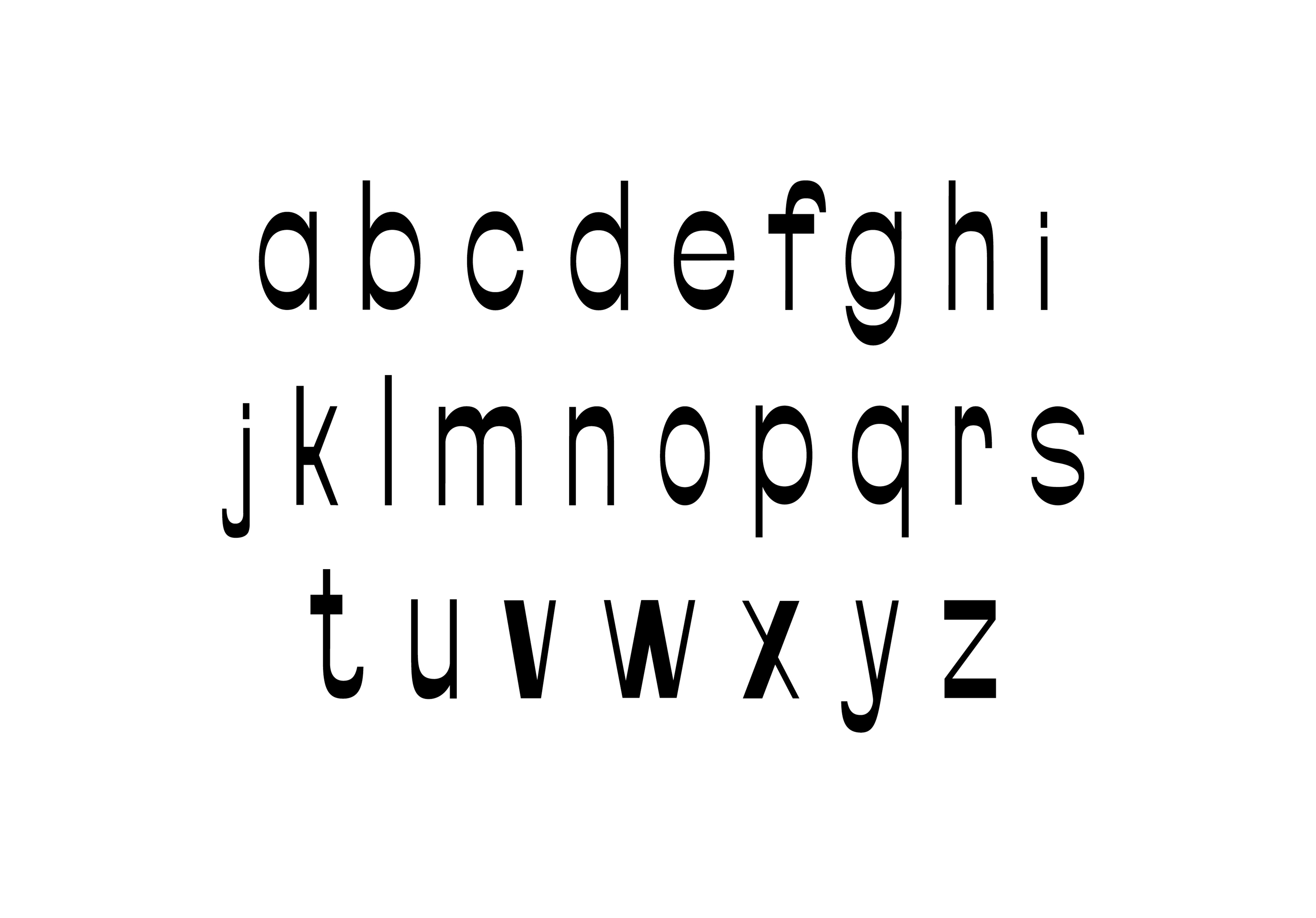 Morph Typeface Hannah Montague