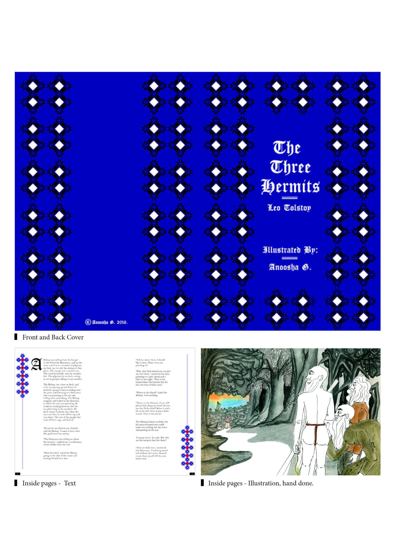 Book Design The Three Hermits MIND YOUR SKETCHES
