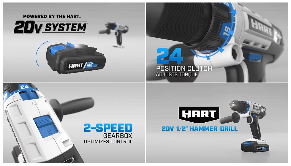 HART HAMMER DRILL Corlon360