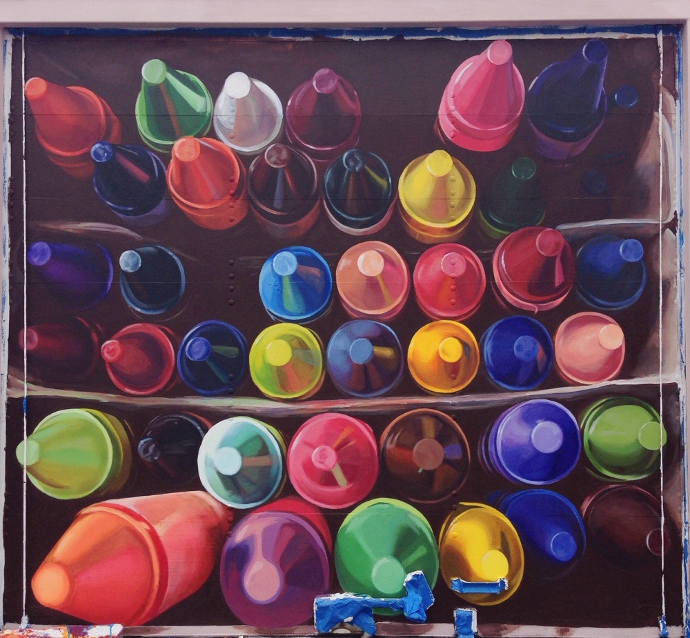 Crayons 2 Computers Mural