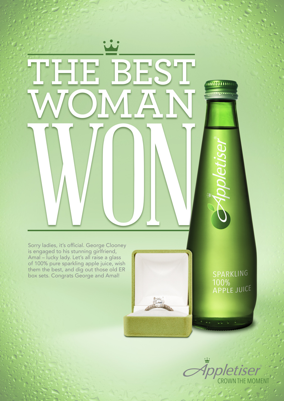 Appletiser Design Appletiser - Ideas and Copy by Daniel