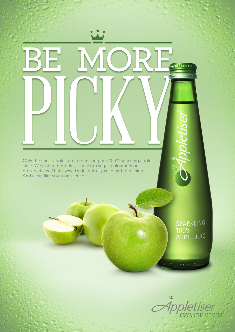 Appletiser Design Pattern Appletiser - Ideas and Copy by Daniel