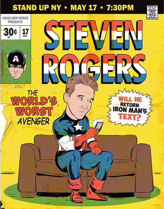 Comedy Artwork Brian • Illustration & Design