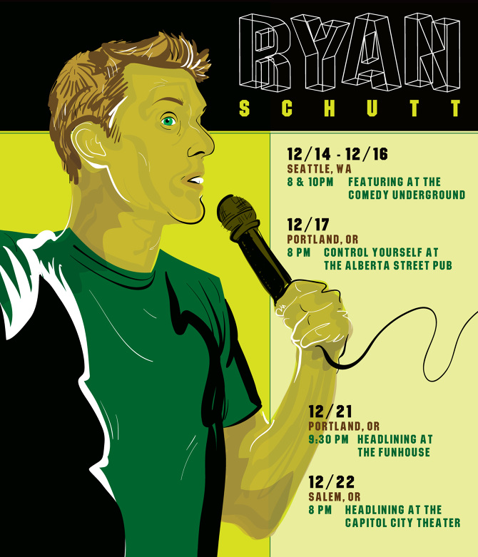 Posters - Comedy Artwork Brian • Illustration & Design