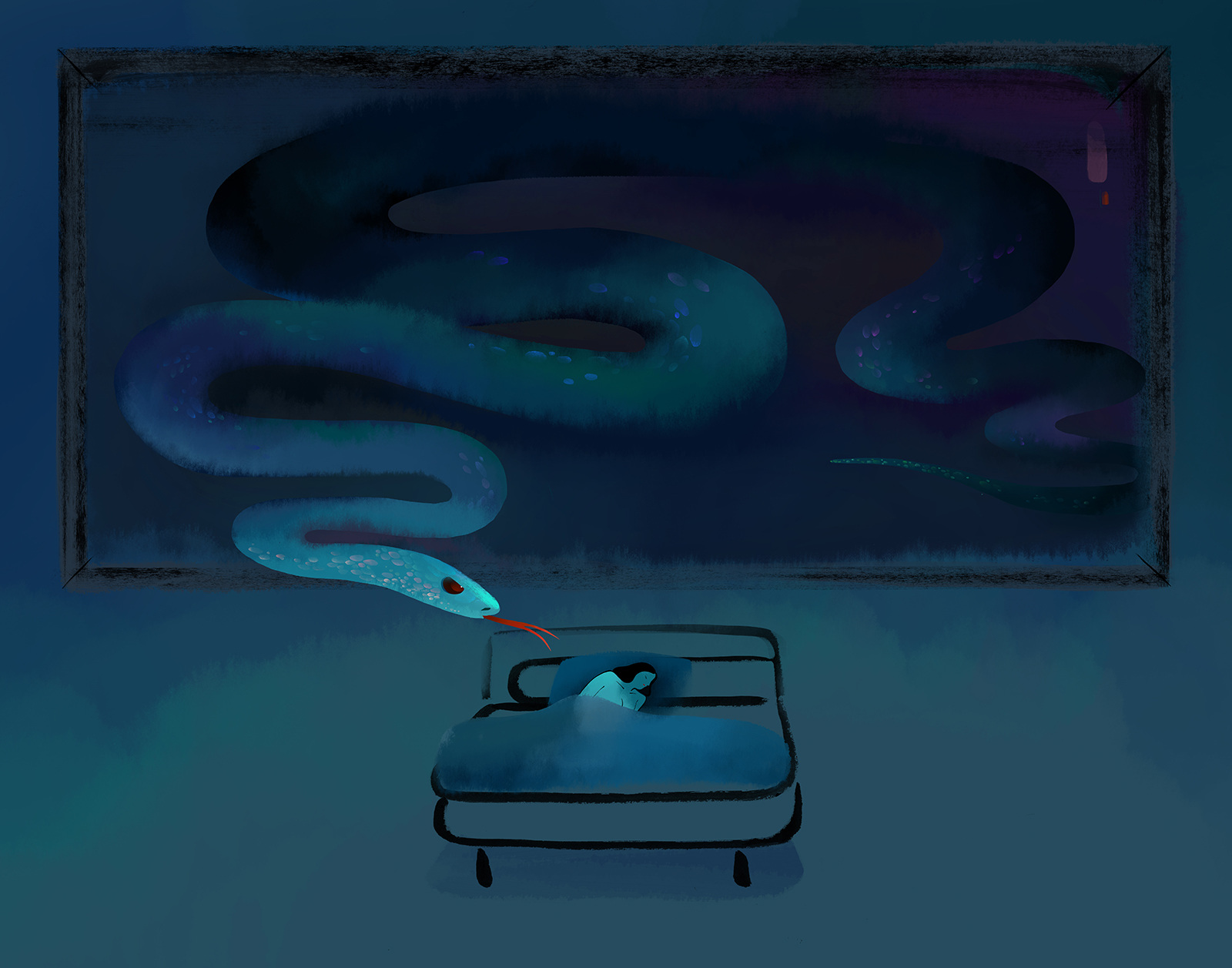 bad dreams tianhua mao illustrator